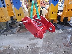 Miller - Schnellwechsler hydraulisch, Bolzen-Bolzen 80-80 - Bagger-Identmaße:80-326-440-326-80 - unten Anbaugeräte Idenmaße: 70-403-570-403-70 - Bagger: 24t-36t