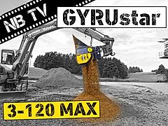 GYRUStar 3-120MAX | Sieblöffel für Bagger und Radlader | Separatorschaufel