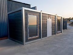 Sun Container Bürocontainer | Wohncontainer | Baucontainer | Modell Grau-1 | 240cmx600cm|Hochwertige und Flexible Lösung Verfügbare Produkte können in unserem Lager besichtigt und direkt abgeholt werden. Unsere Büro- und Wohncontainer bieten eine ausgezeichnete Lösung