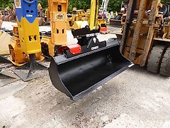 Lehnhoff - Löffel/Graben-Räum-Löffel schwenkbar - Schnittbreite ca. 1.400 mm - mit SW-Aufnahme System Lehnhoff SW03 - Simlock - Bagger: 2,5t-6t