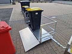Mülltonnenwagen, Mülltonnentransportwagen, Ziehhilfe f. Mülltonne