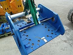 Liebherr - SW-Adapterplatte SW 77 - gebohrt für PMG 20 - SW-Identmaße: 90-768-505-768-90 - Bagger: 36t-65t