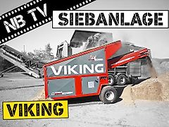 Mobile Flachdecksiebanlage Kompostsiebanlage VIKING