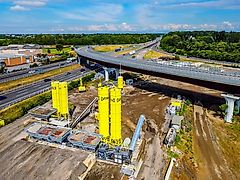 EUROMECC.com  (Italy) 3 in 1 MODEL -Semimobile Dosieranlage für Qualitätsgemische/Betonmischanlage bis S3/Kaltgefräster Asphalt