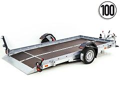 vezeko Absenkanhänger 180x347cm 1,5t|Lochblech Seitenwände