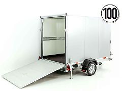 vezeko Kofferanhänger 152x255cm Höhe:160cm 1,3t|schwarz