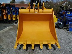 Atlas - Löffel / Tieflöffel, verstärkt, Bolzen-Bolzen 80-80 - Schnittbreite: ca. 1800 mm - Bagger-Aufn.Identmaße: 80-610/265-490-160-80 - Bagger: Atlas 340LC - Bagger: 30t-50t